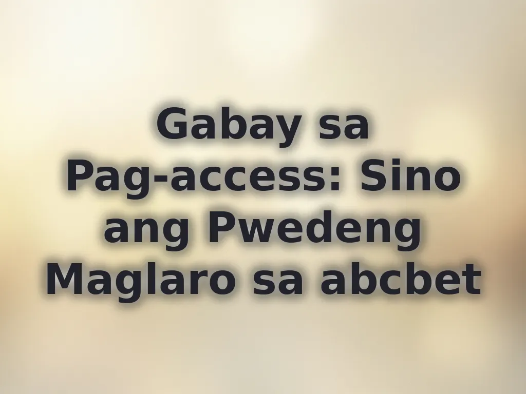 Account rules